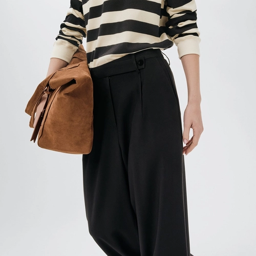 CALCA FEMININA RETA CINTURA ALTA PEACH TOUCH K5M9