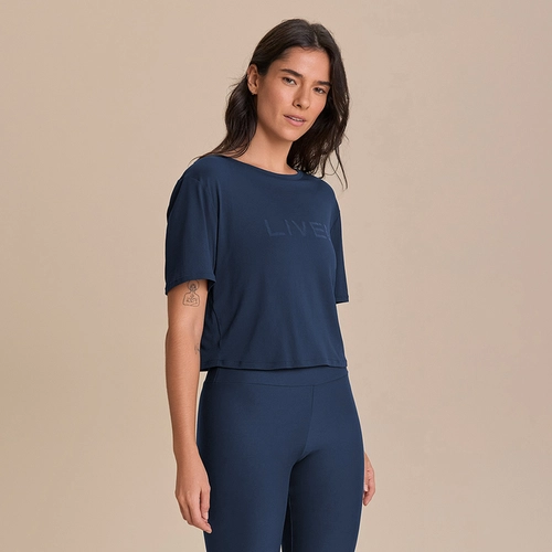 CAMISETA CROPPED LIVE COMFORT