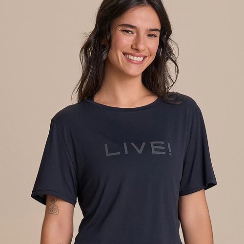CAMISETA CROPPED LIVE COMFORT