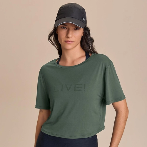 CAMISETA CROPPED LIVE COMFORT