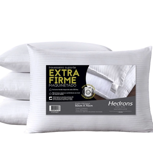 TRAVESSEIRO MAQUINETADO SUPORTE EXTRA FIRME