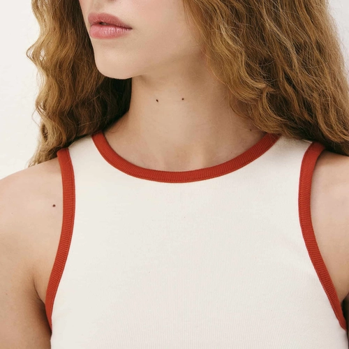 REGATA FEMININA FRISO CONTRASTANTE 4AP9