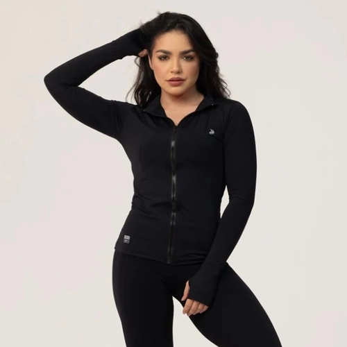 CASACO UV COM ZIPER FEMININO
