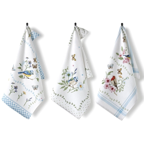 PANO DE COPA FELPUDO PRATA ESTAMPADO JARDIM 03