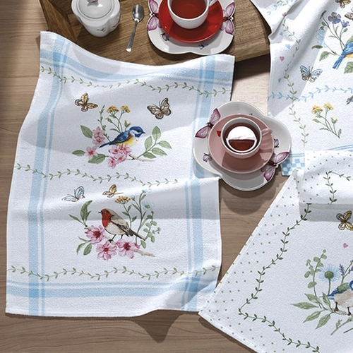 PANO DE COPA FELPUDO PRATA ESTAMPADO JARDIM 03