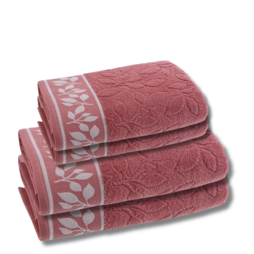JOGO DE TOALHA 4 PECAS  TOALHA MAYA ROSA