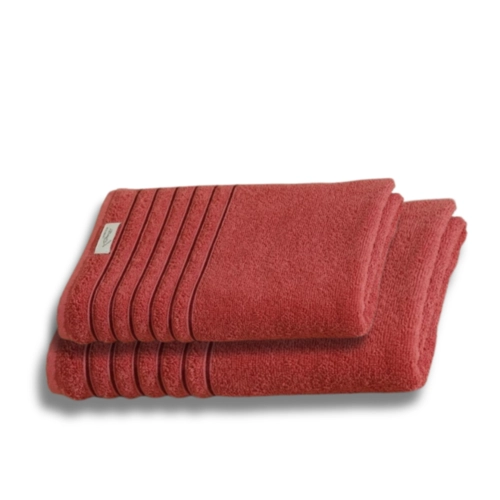 JOGO DE TOALHA 2 PEÇAS ORFEU TERRACOTA