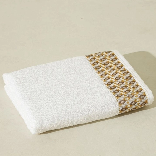 JOGO DE TOALHA  2 PEÇAS TOALHA NAOMI BRANCO