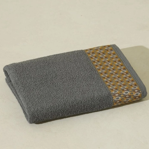 JOGO DE TOALHA  2 PEÇAS TOALHA NAOMI GRAFITE