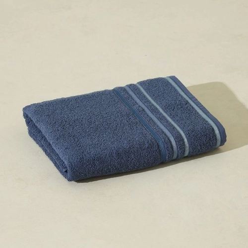 JOGO DE TOALHA 2 PECAS  TOALHA PORTI MAXX AZUL NOITE