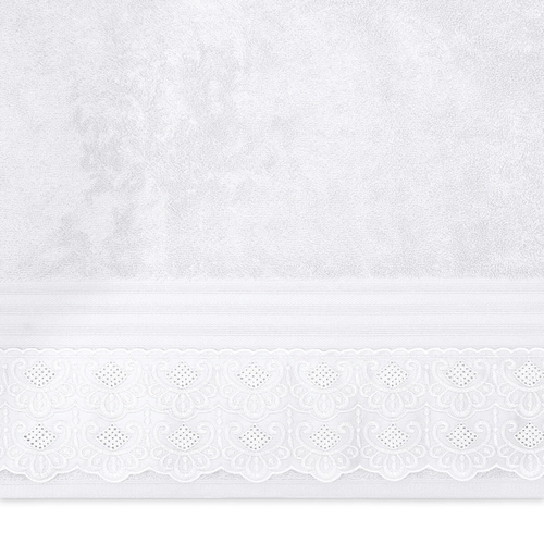 TOALHA CRISTAL COM RENDA NADINE