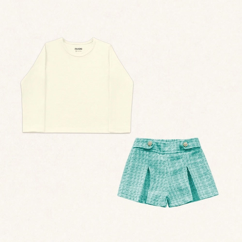 CONJUNTO BLUSA EM MALHA E SHORT 10.25.01132