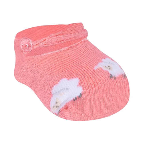 MEIA RECEM NASCIDO MENINAS SAPATINHO 1004.001