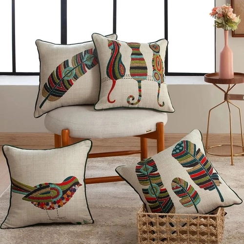 CAPA DE ALMOFADA COM BORDA LILY