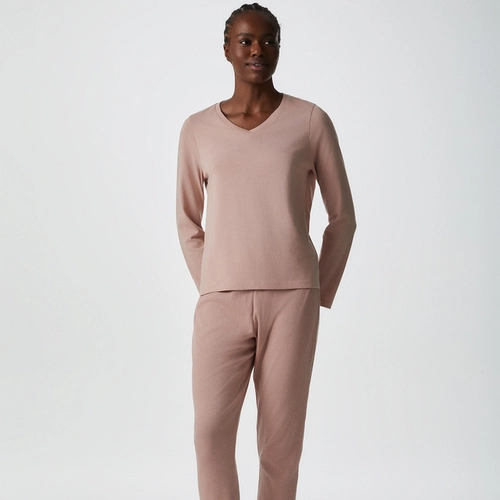 PIJAMA LONGO FEMININO DECOTE V 7CZ6