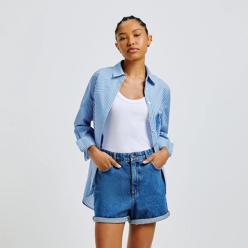 SHORTS FEMININO CINTURA ALTA HBXC