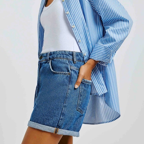 SHORTS FEMININO CINTURA ALTA HBXC