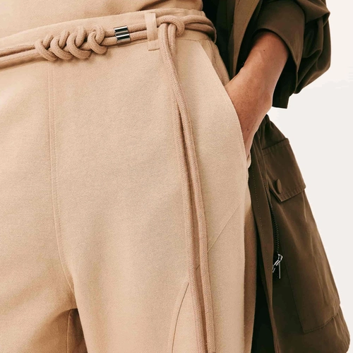 CALCA FEMININA RETA COM CINTO H9T9