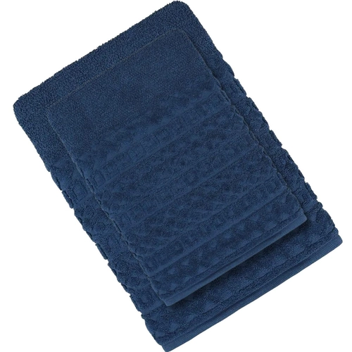 JOGO DE TOALHA 2 PEÇAS COSMOPOLITAN MARINHO