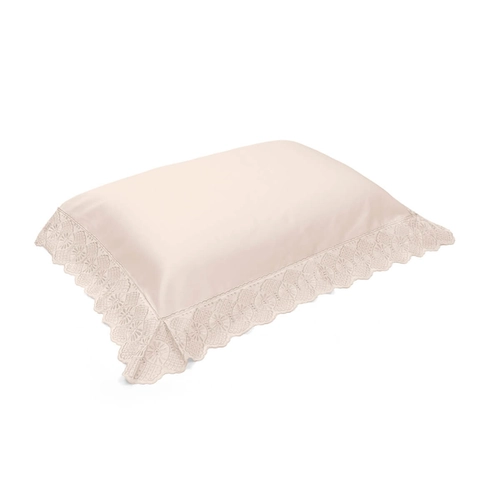 FRONHA 300 FIOS CRISTAL COM RENDA ROMA