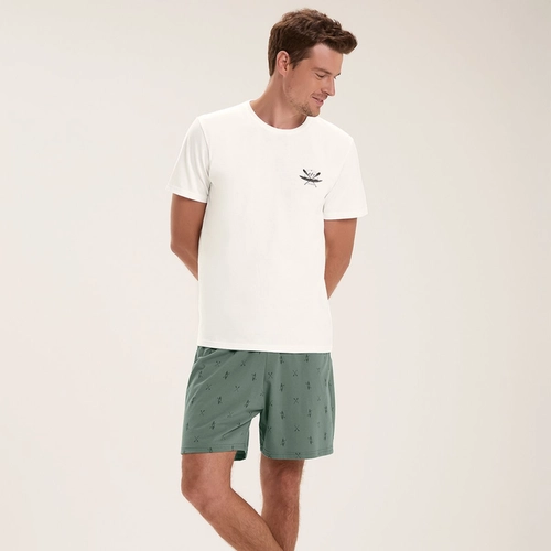 PIJAMA MASCULINO MANGA CURTA COM BERMUDA 2030170