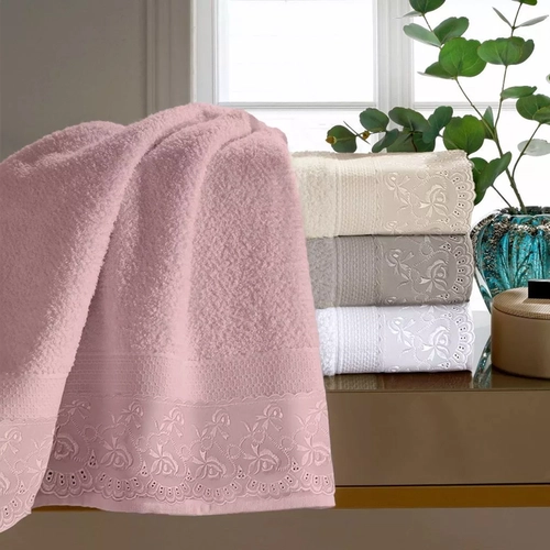 TOALHA MELODY COM RENDA NAIRA
