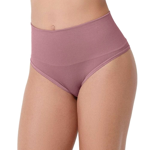 CALCINHA COS ALTO RIB SEM COSTURA