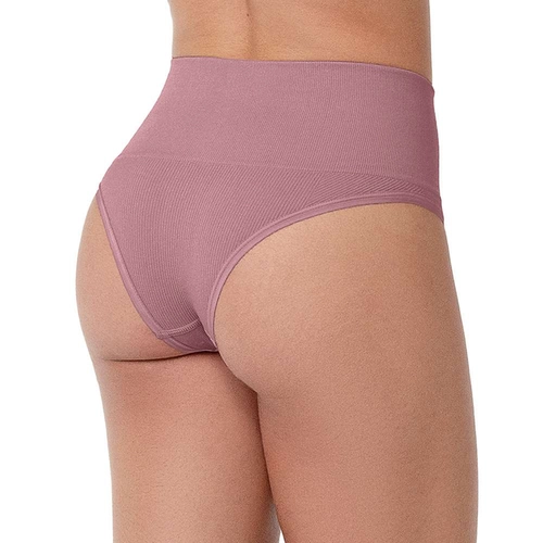 CALCINHA COS ALTO RIB SEM COSTURA