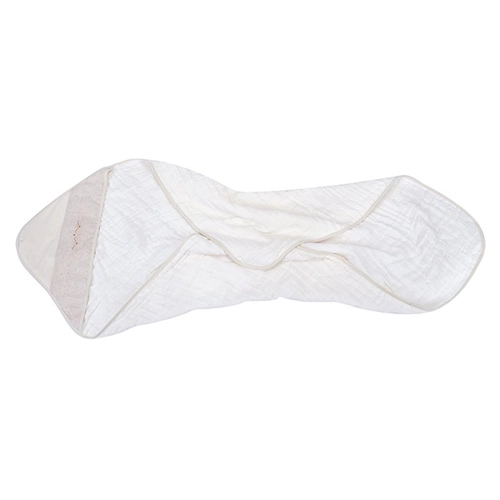 TOALHA SOFT LOUPIOT NATURE CAPUZ BORDADO