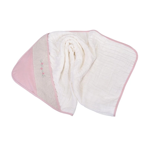 TOALHA SOFT LOUPIOT NATURE CAPUZ BORDADO