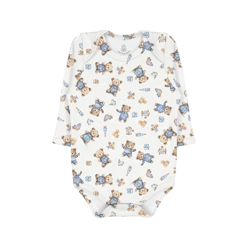 BODY MANGA LONGA ESTAMPA DIGITAL URSINHO