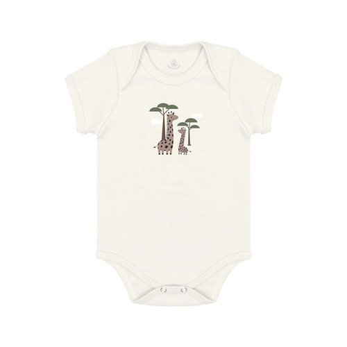BODY MANGA CURTA GIRAFAS