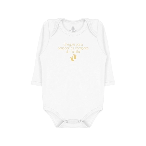 BODY MANGA LONGA UNISSEX CHEGUEI PARA AQUECER