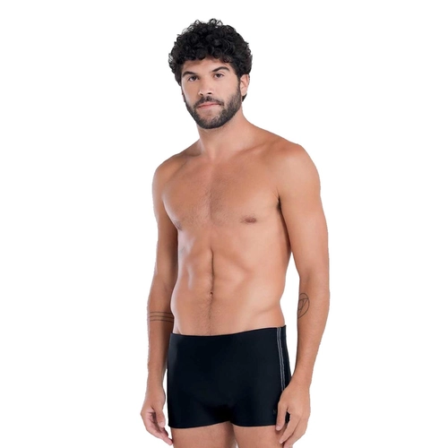 SUNGA BOXER LISA COM FITA RIGIDA 300.117