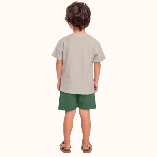 CONJUNTO CAMISETA E BERMUDA EM MALHA 10.25.03406