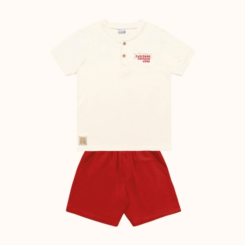 CONJUNTO CAMISETA E BERMUDA EM MALHA MASCULINO 10.25.03503