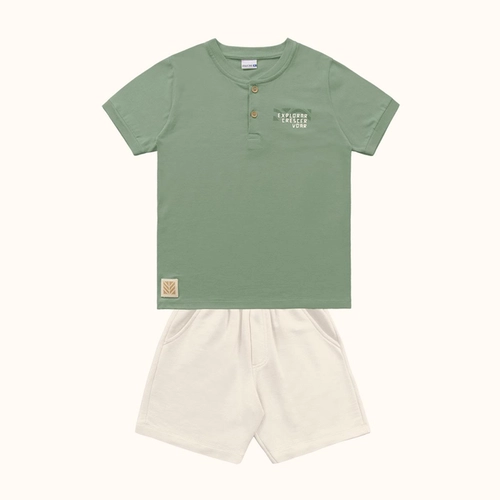 CONJUNTO CAMISETA E BERMUDA EM MALHA MASCULINO 10.25.03503