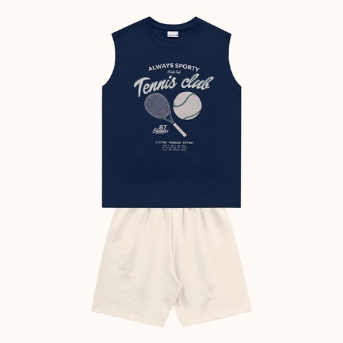 CONJUNTO REGATA E BERMUDA EM MALHA MASCULINO 10.25.03490