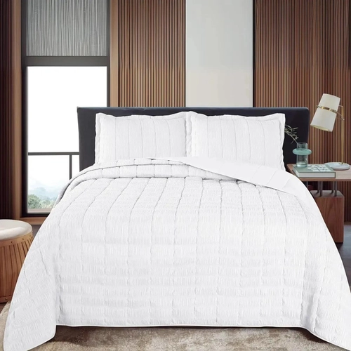 COLCHA DUPLA FACE PLISSEE