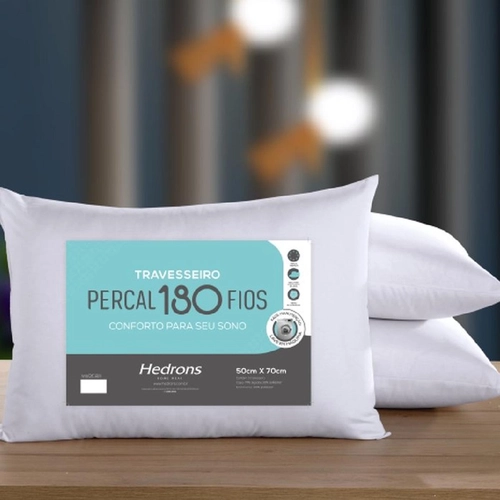 TRAVESSEIRO PERCAL PRATICO 180 FIOS