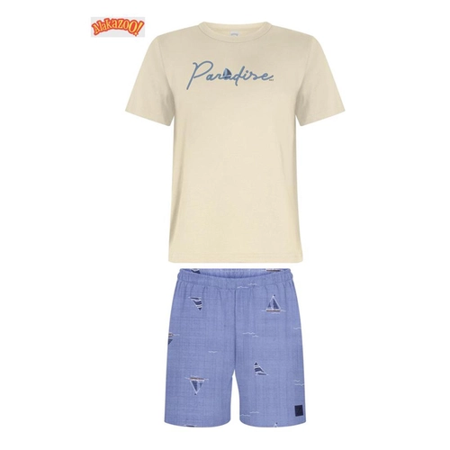 CONJUNTO MALHA PENTEADA E MOLETOM MASCULINO 19336