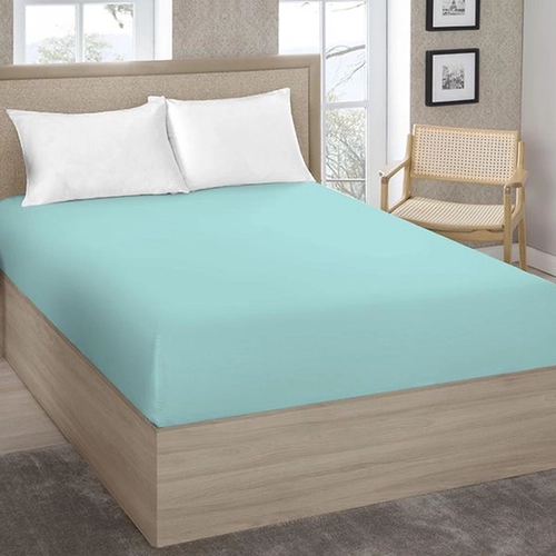 LENCOL AVULSO LISO COM ELASTICO PREMIUM 150 100% ALGODAO