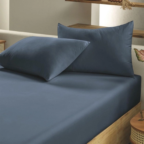 JOGO DE CAMA SIMPLES TOQUE ACETINADO LISO ROLINHO