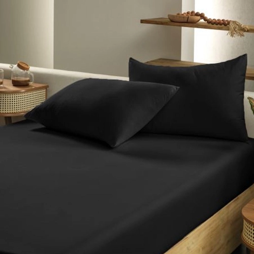 JOGO DE CAMA SIMPLES TOQUE ACETINADO LISO ROLINHO