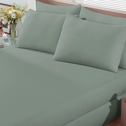 JOGO DE CAMA SIMPLES TOQUE ACETINADO LISO ROLINHO