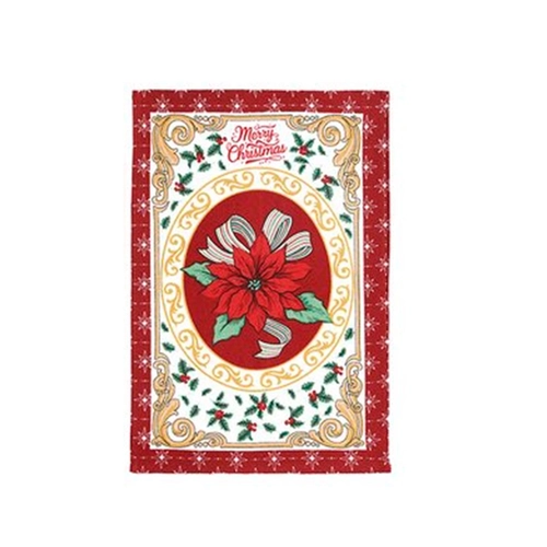 PANO DE COPA FELPUDO PRATA ESTAMPADO NATAL 117