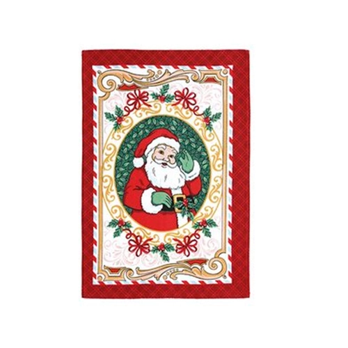 PANO DE COPA FELPUDO PRATA ESTAMPADO NATAL 117