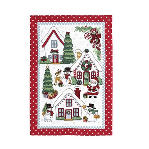 PANO DE COPA FELPUDO PRATA ESTAMPADO NATAL 118