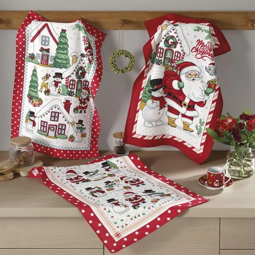 PANO DE COPA FELPUDO PRATA ESTAMPADO NATAL 118