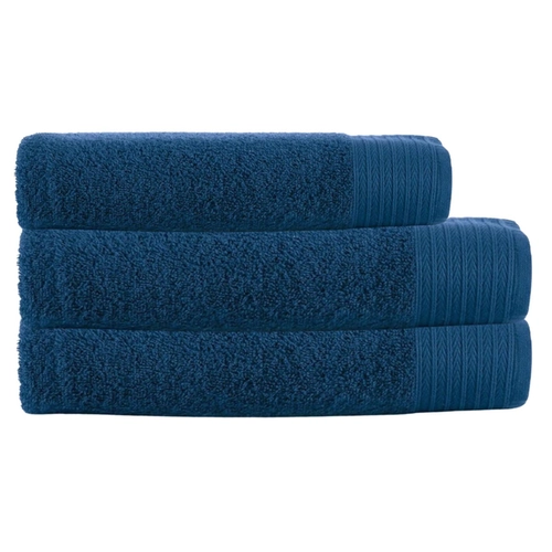 JOGO DE TOALHA 3 PECAS CHROMA AZUL DEEP